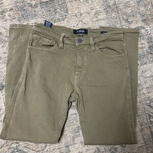 Dark Khaki Mens 34 Heritage Jeans 31/34